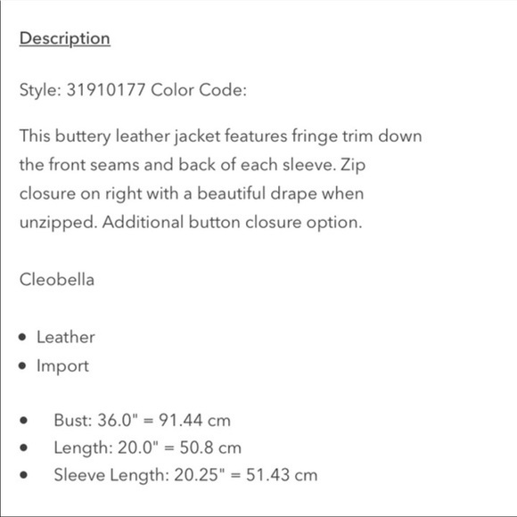 Cleobella Everly Leather Fringe Jacket - Picture 7 of 9